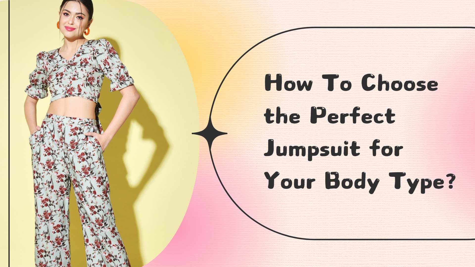 Jumpsuit for body type top