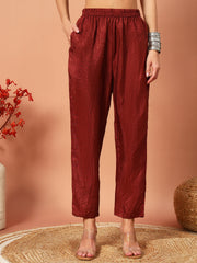 Matwali Embellished Silk Co-ord sets