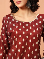 Matwali Embellished Silk Co-ord sets