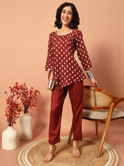 Matwali Embellished Silk Co-ord sets