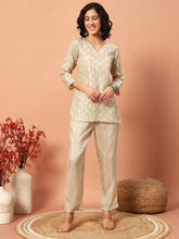 Matwali Embellished Silk Co-ord sets