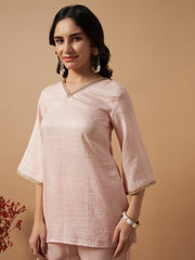 Matwali Embellished Silk Co-ord sets