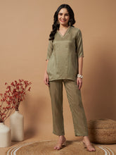 Matwali Embellished Silk Co-ord sets