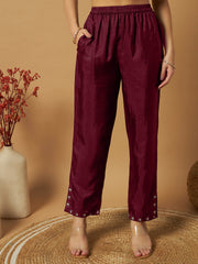 Matwali Embellished Silk Co-ord sets