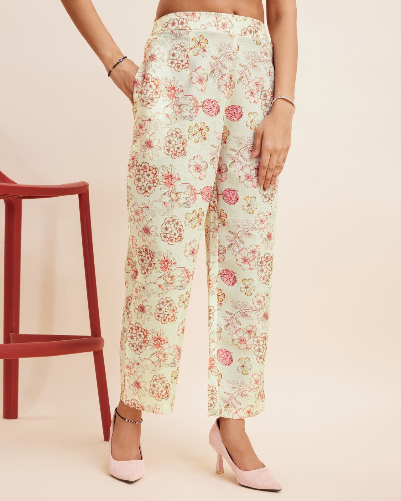 Printed Shirt and Pant Kurti set